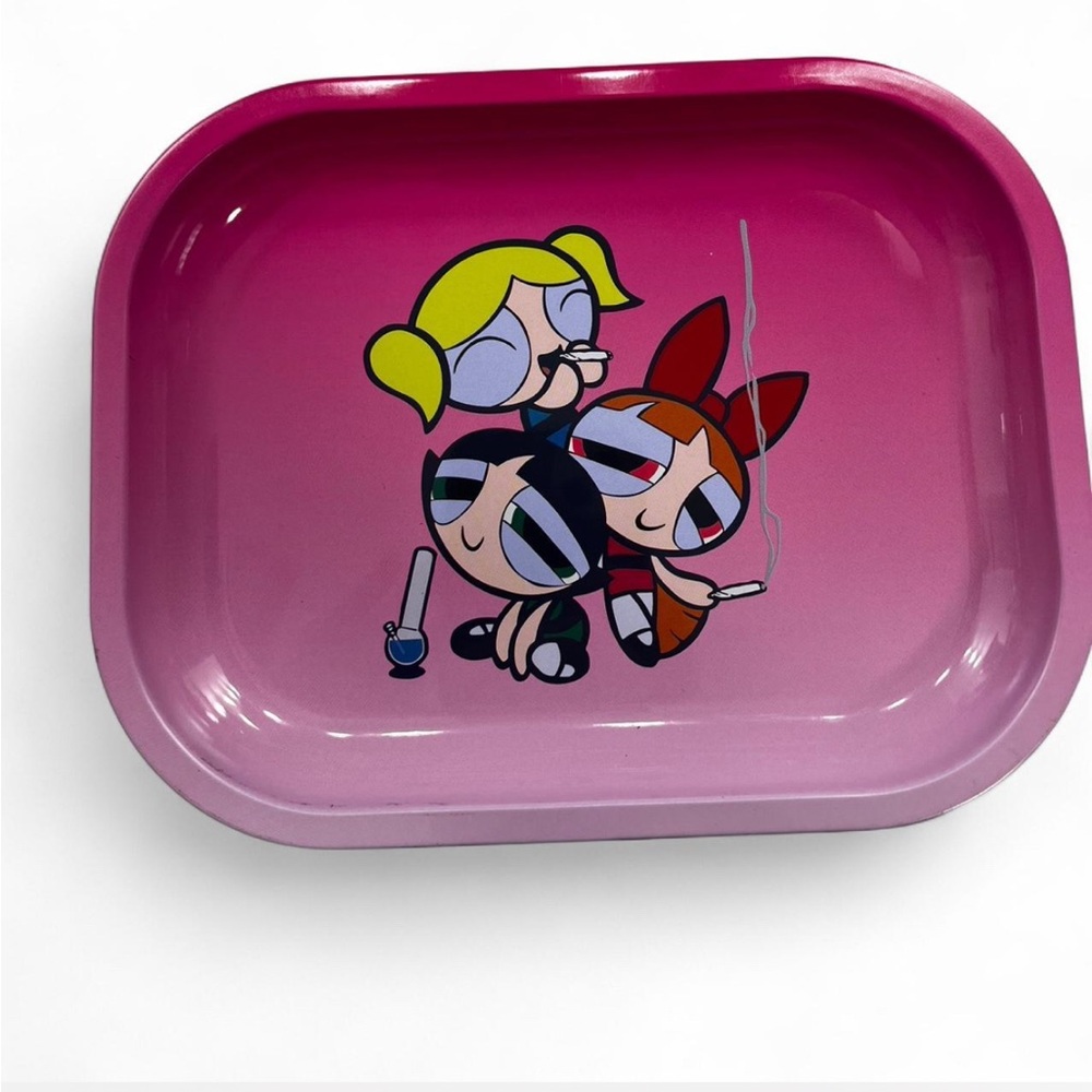 Pink Cartoon Character Tray